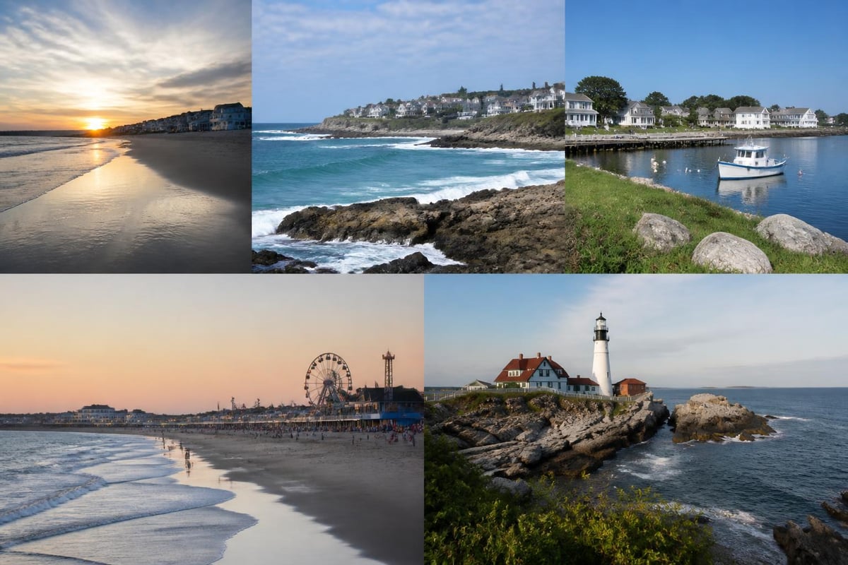 Maine coastal regions map