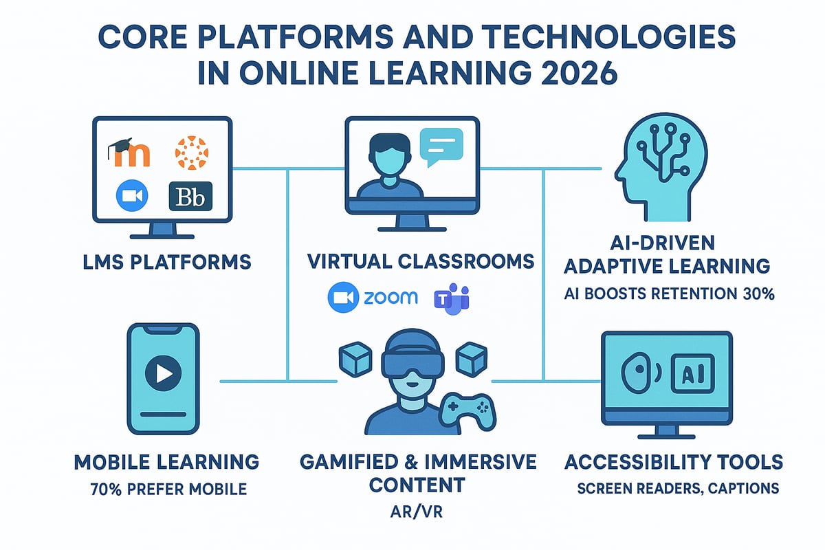 Core Platforms, Tools, and Technologies for Online Learning