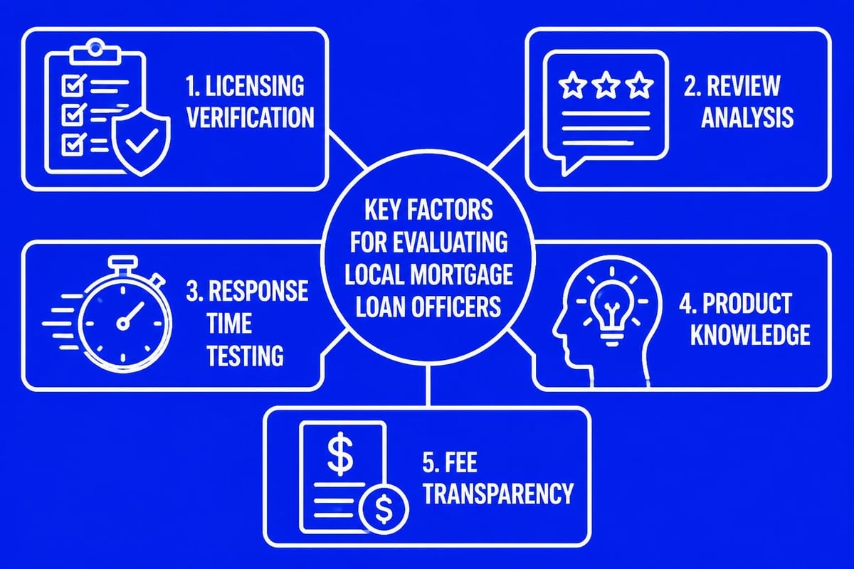 Mortgage professional evaluation criteria
