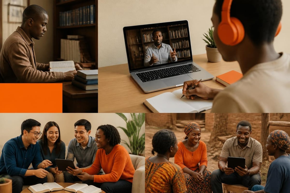 Online biblical education journey