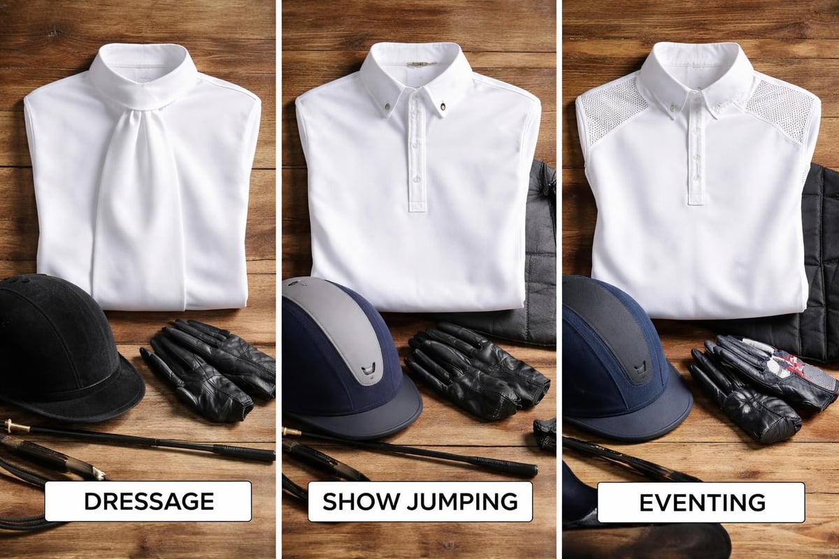 Competition attire requirements by discipline