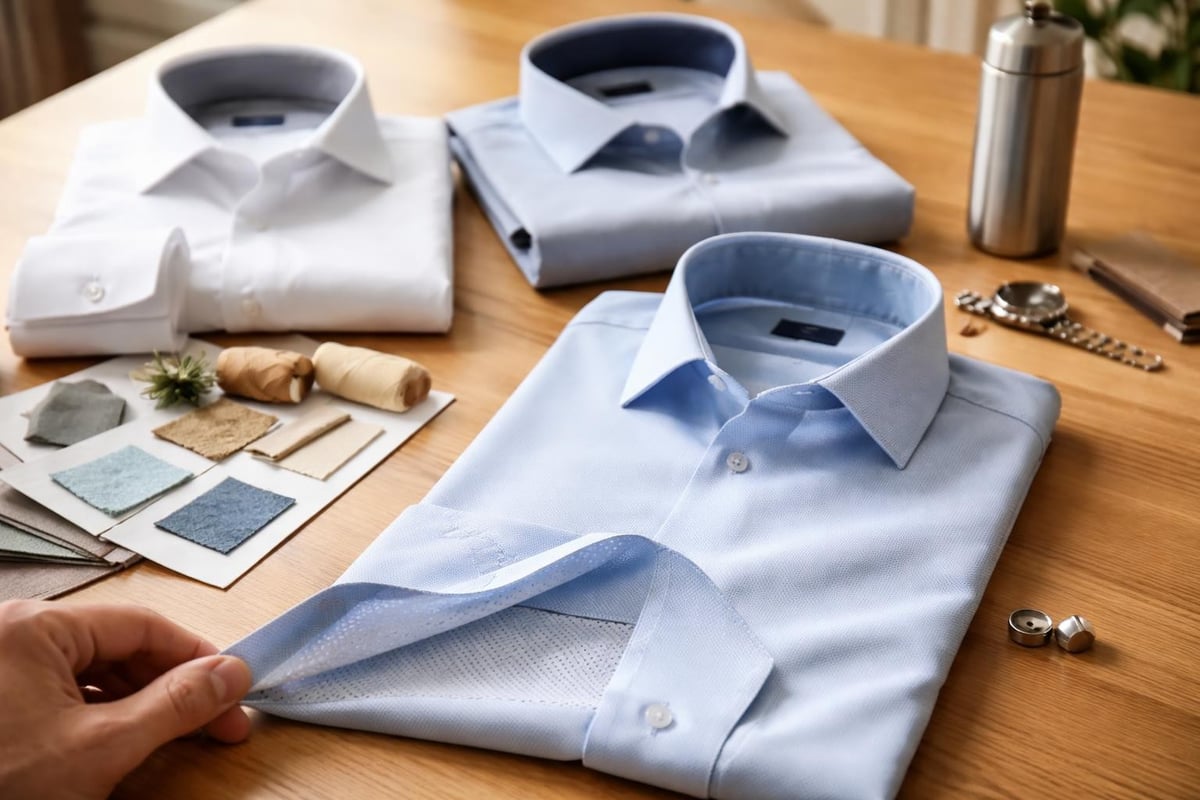 Modern show shirt features