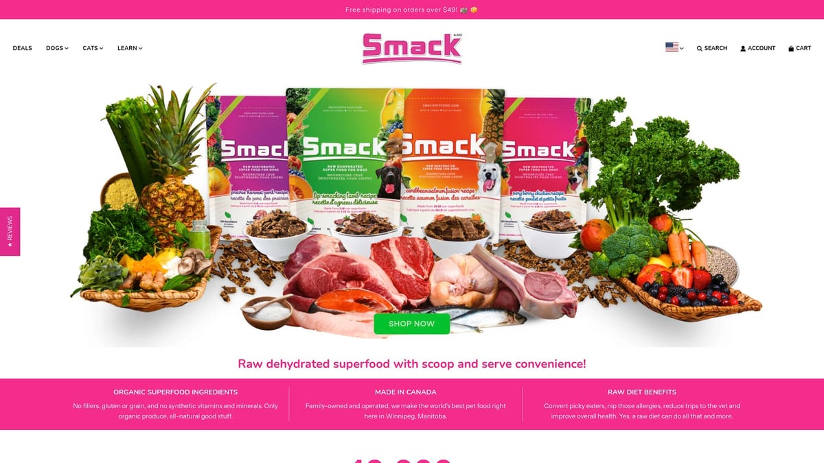 7 Essential Best Natural Food for Dogs Picks in 2026 - Smack Pet Food | Very Berry Chicken