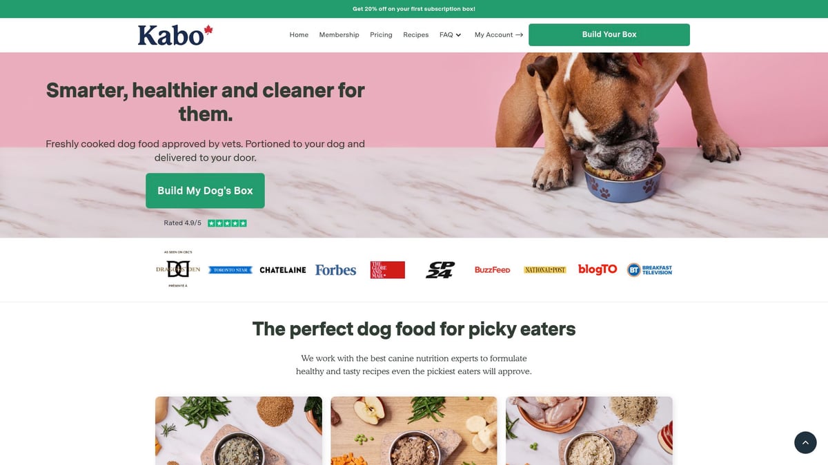 7 Essential Best Natural Food for Dogs Picks in 2026 - Kabo | Fresh Cooked Dog Food Subscription