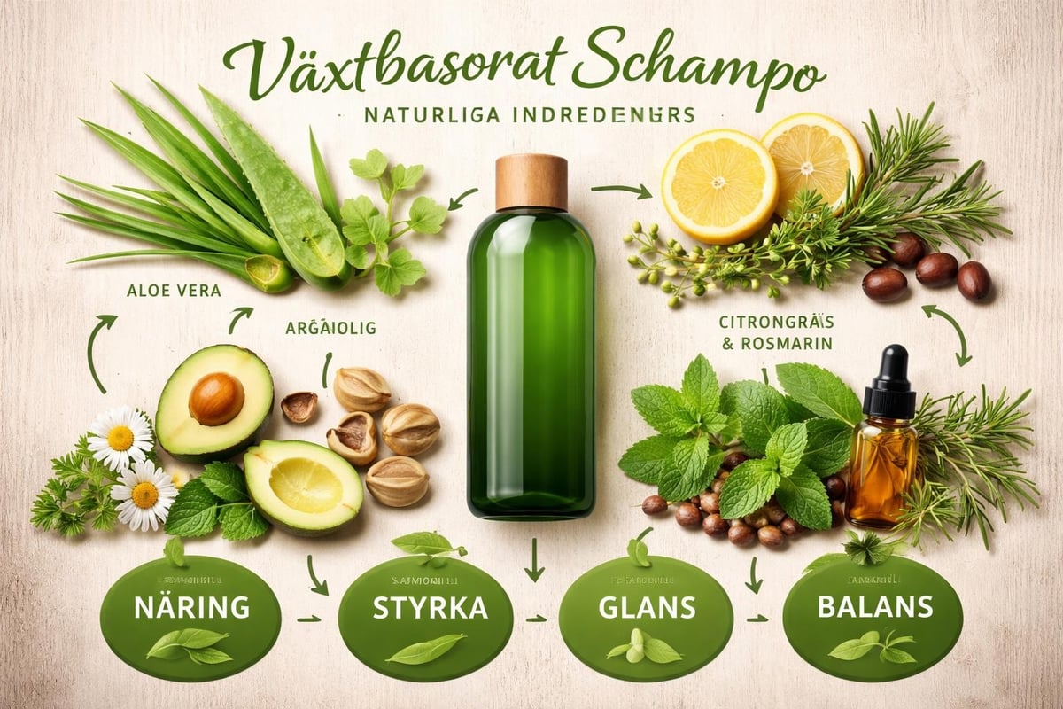 Naturliga schampoingadienser