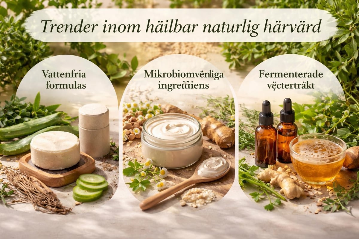 Hållbar hårvård trender