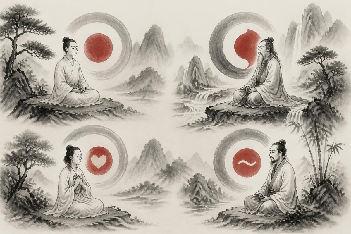 Comparison of meditation approaches
