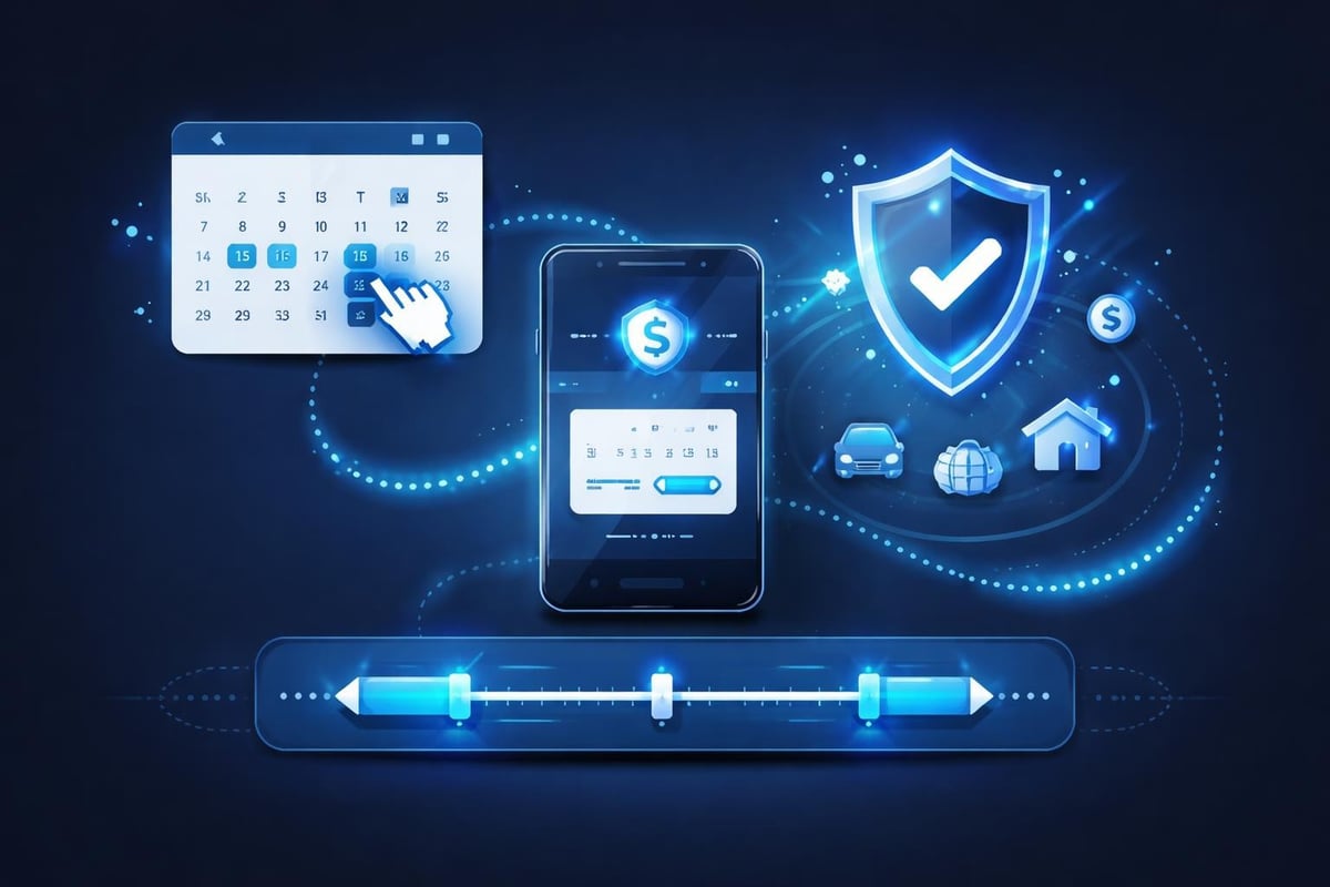 Proceso de contratación de seguros diarios