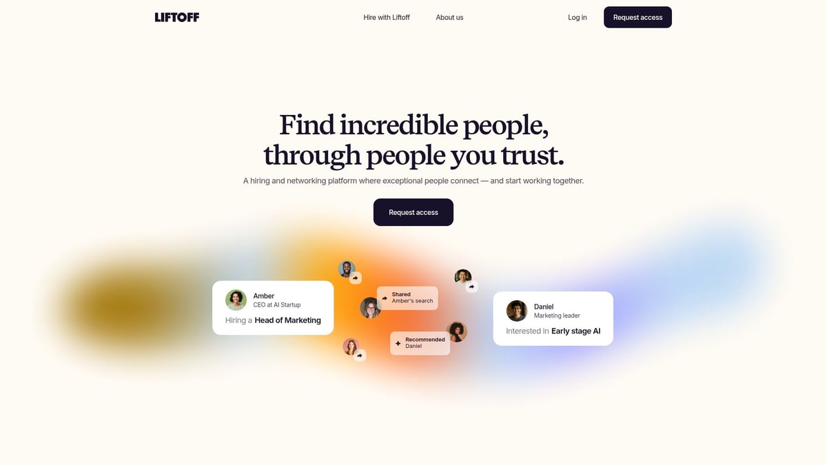 10 Inspiring Landing Page For SaaS Ideas to Try in 2026 - Liftoff: Personalization-First Landing Page