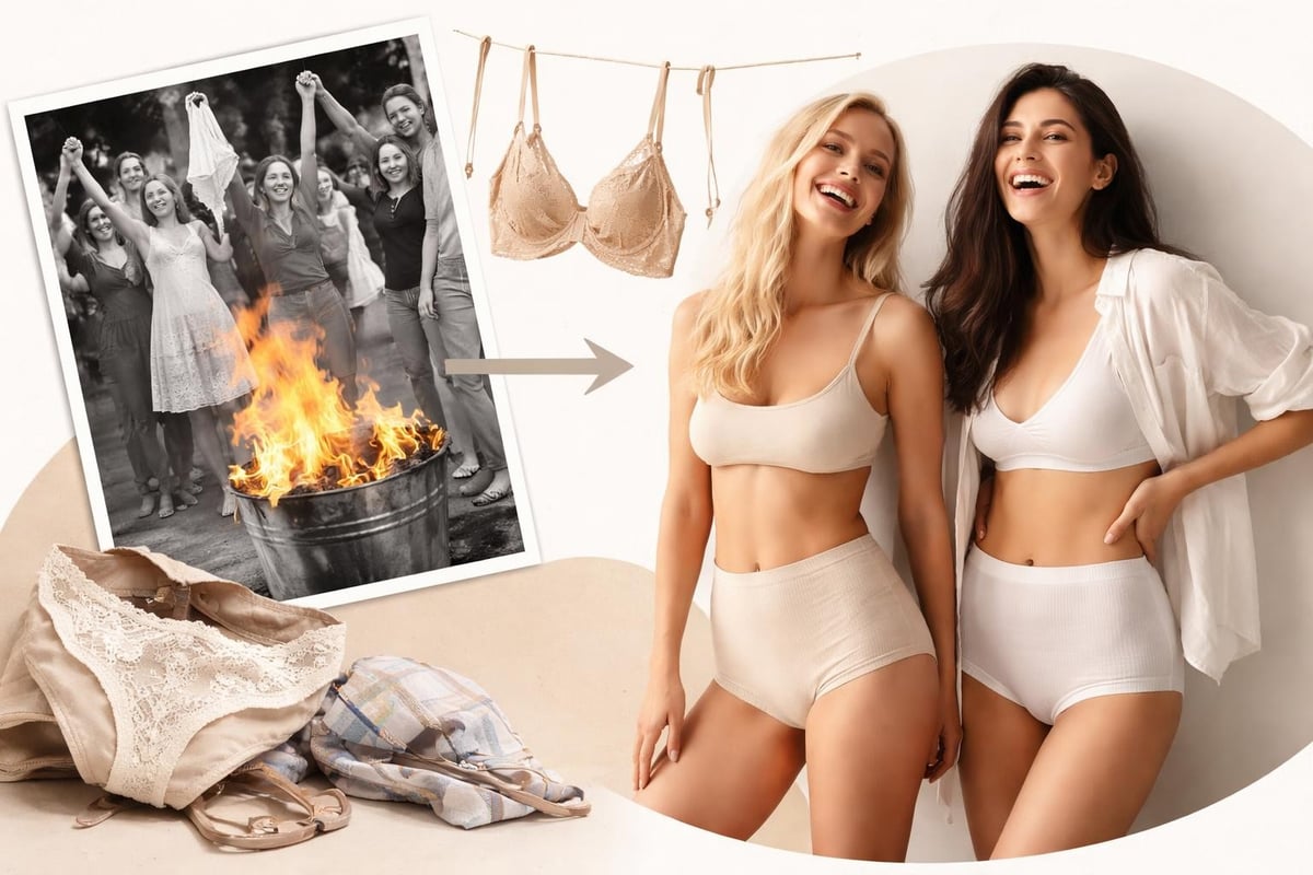 Panties no bra fashion evolution