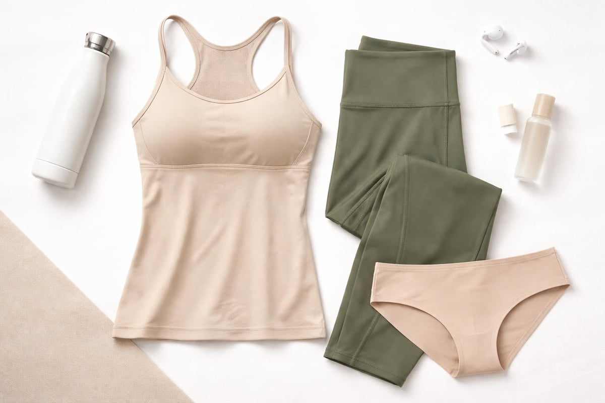Activewear panties no bra