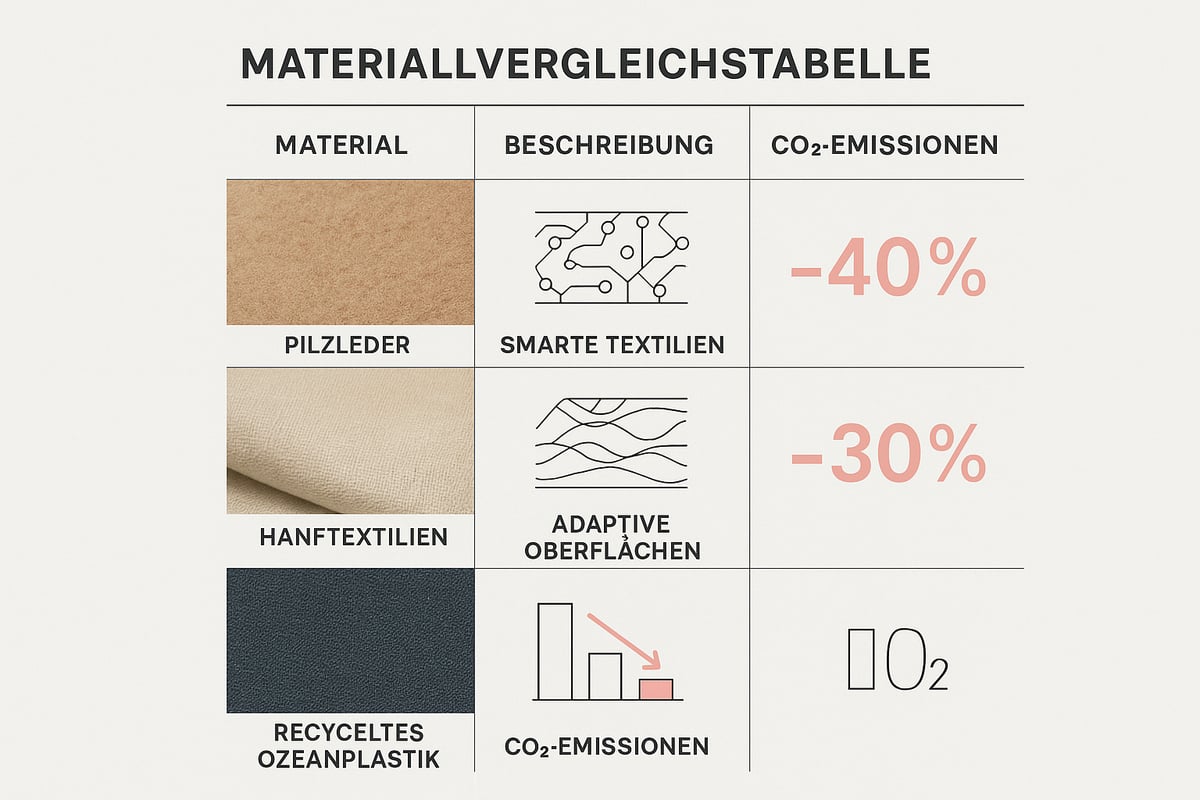 Materialien der Zukunft: Innovation trifft Umweltbewusstsein