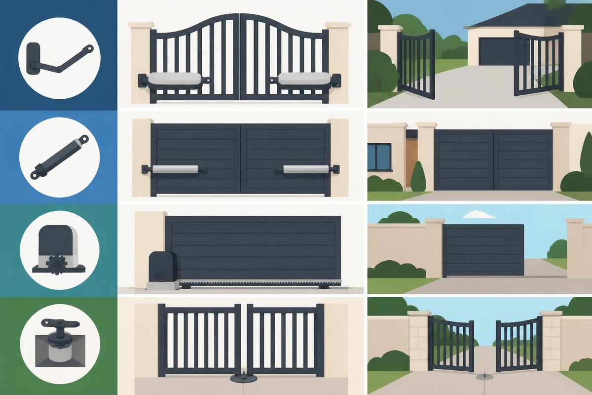 Automatic Gate Opener Types Comparison