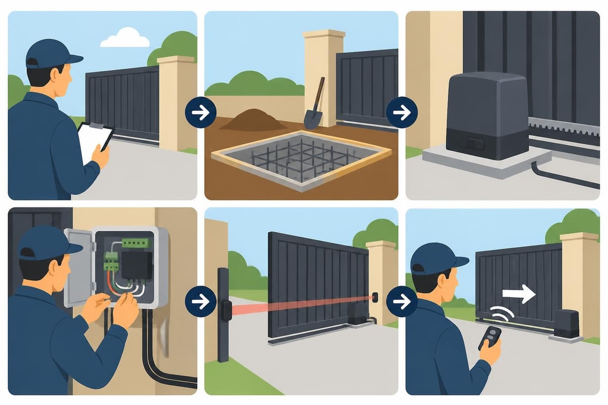 Gate Opener Installation Process