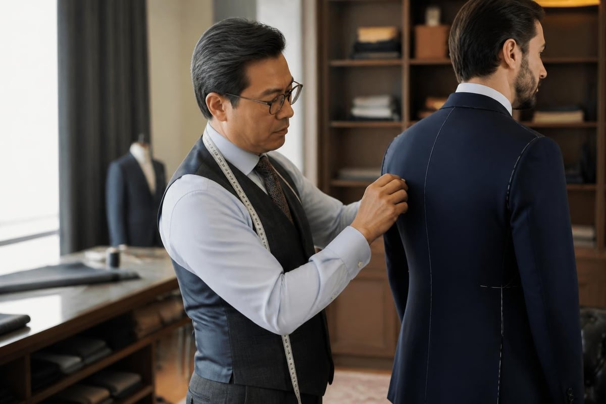 Customer journey at tailor shop