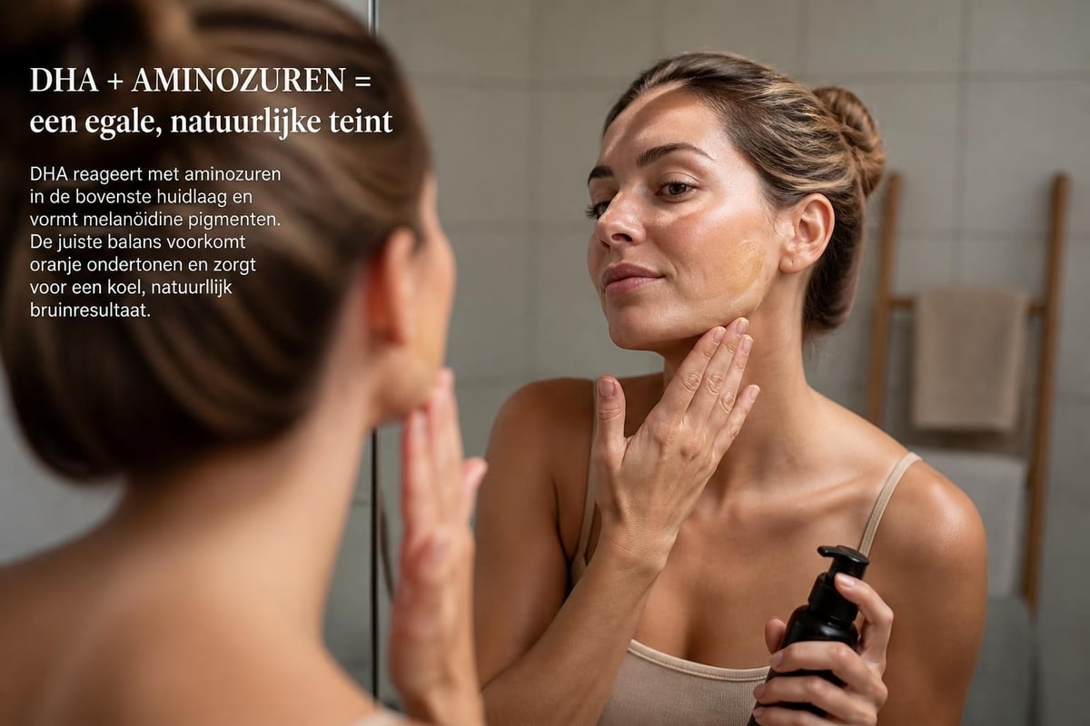 DHA-reactie met huidcellen