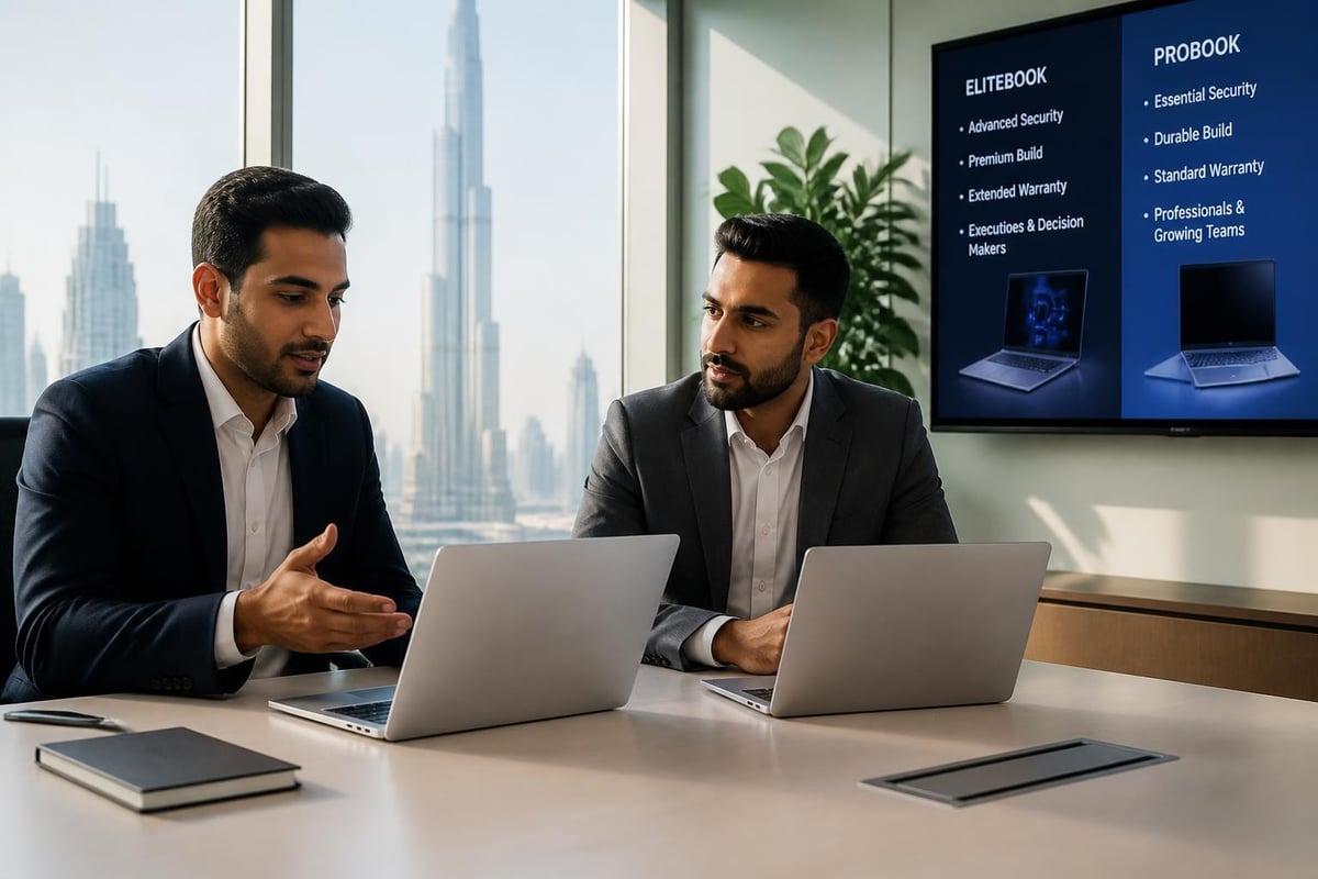 HP business laptop series comparison