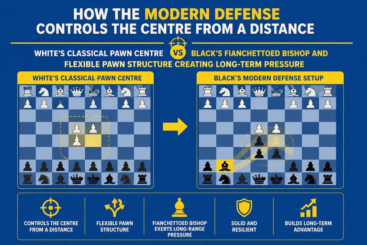 Hypermodern chess strategy