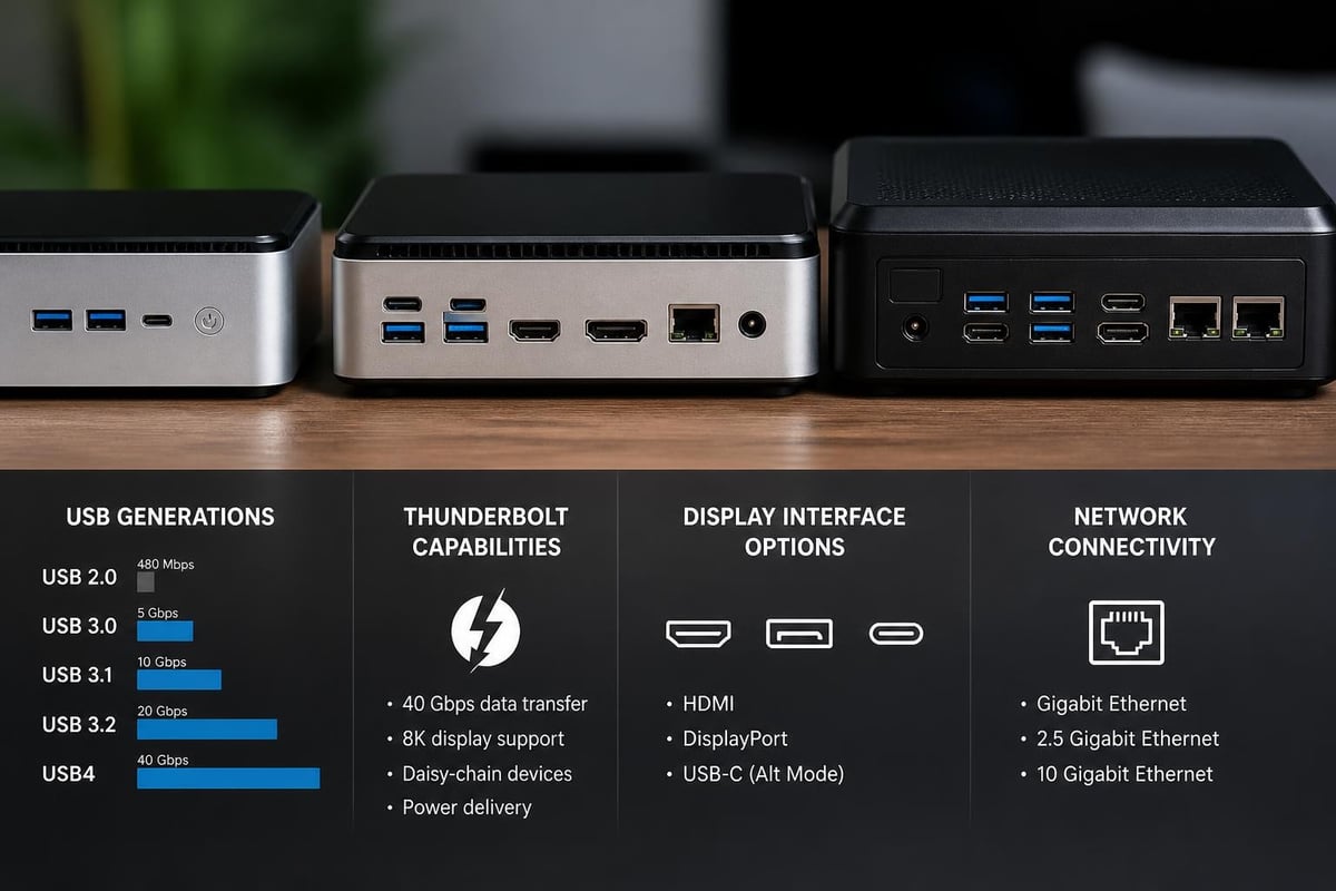 Mini PC connectivity standards