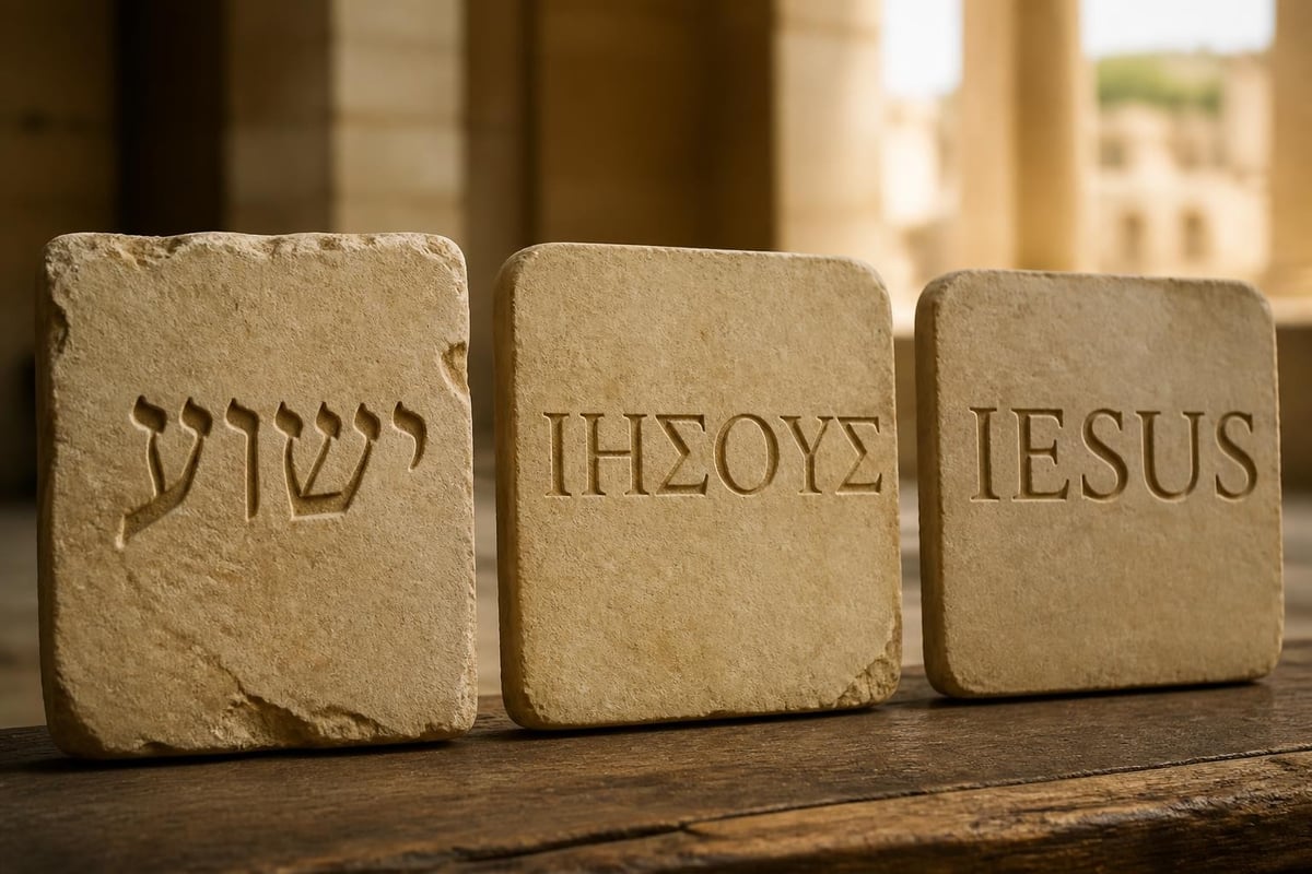Hebrew origins of Jesus' name