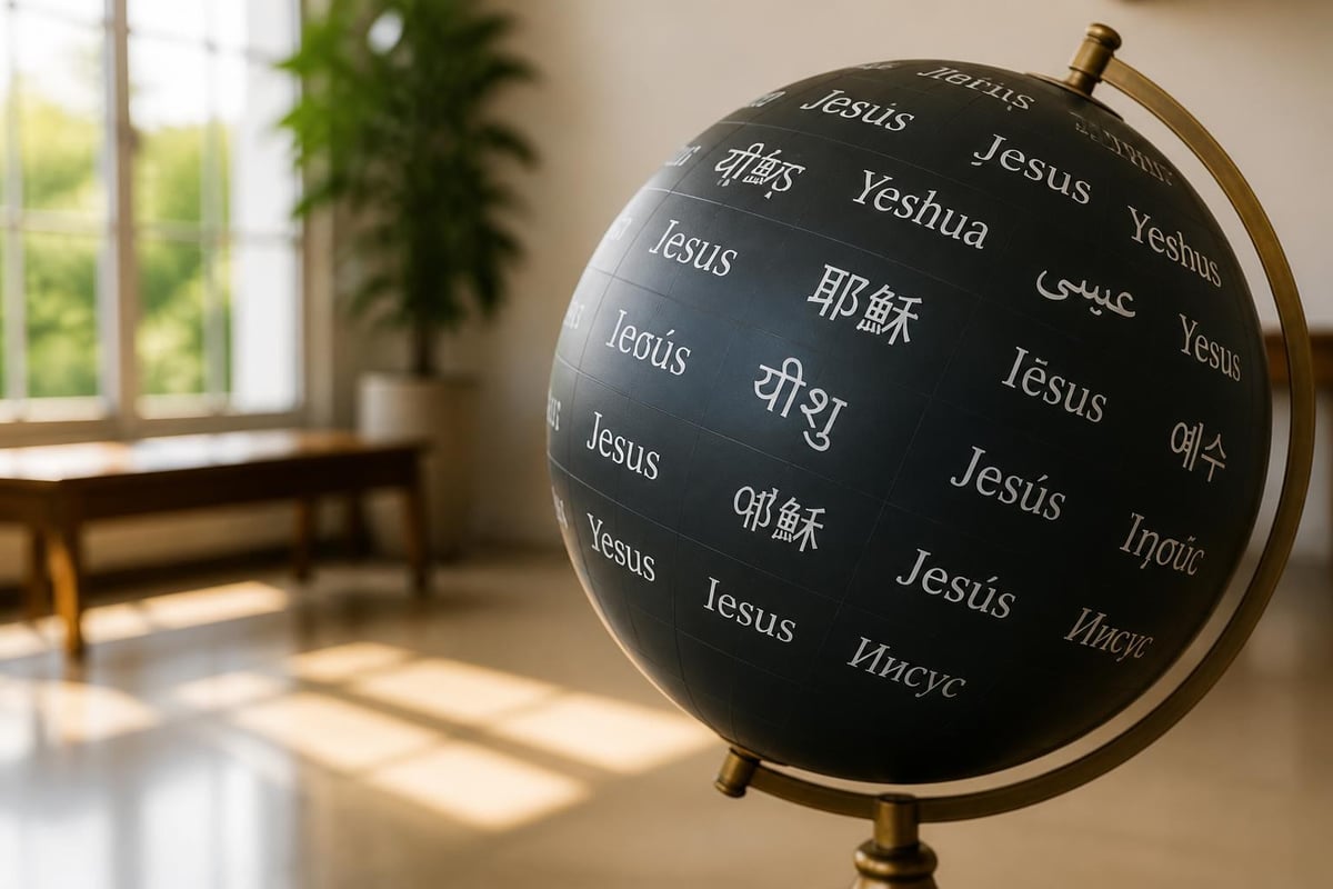 Global variations of Jesus' name