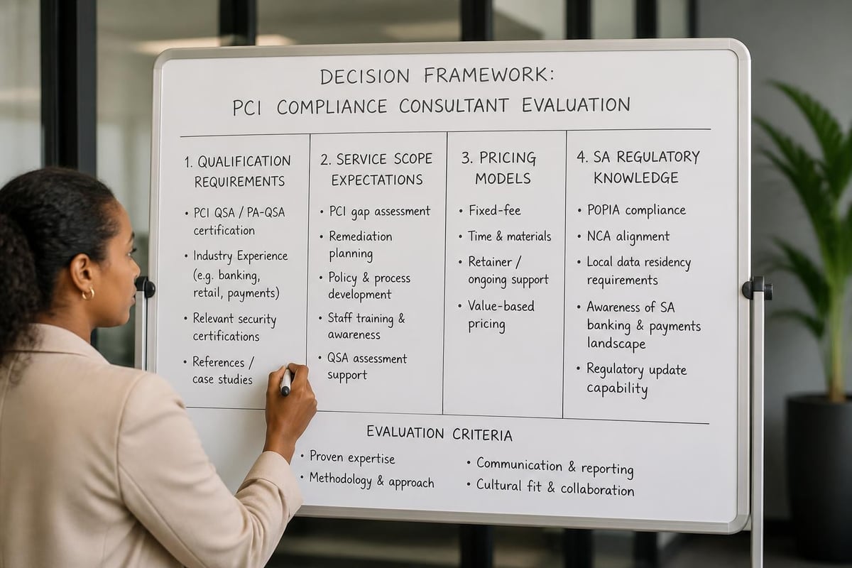 Consulting service selection criteria
