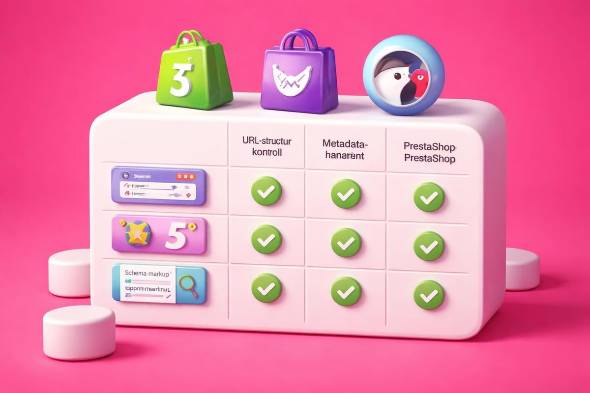 SEO-funktioner jämförelse