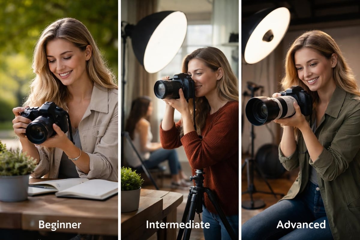 Portrait photography setup