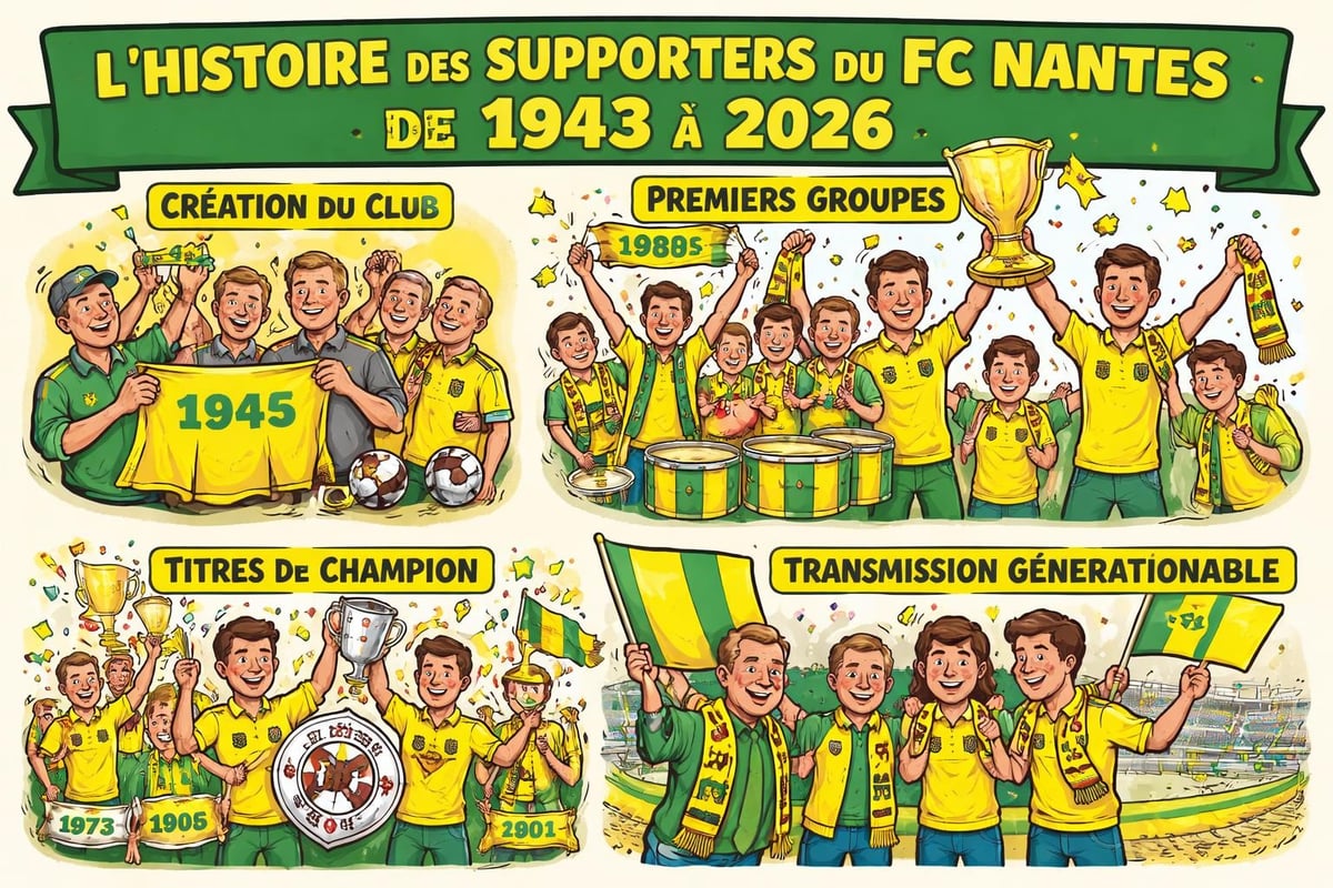 Évolution chronologique du mouvement supporter nantais