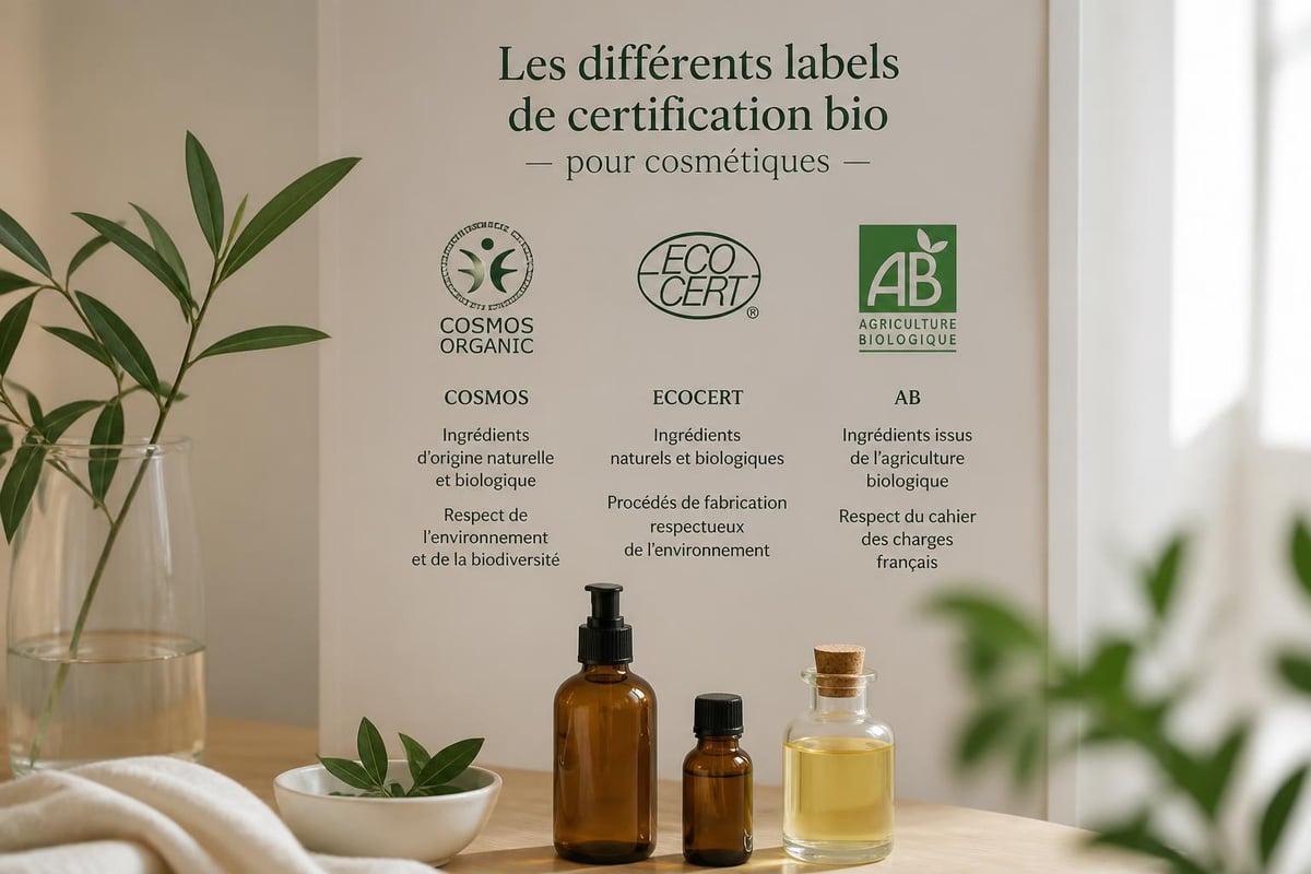 Labels bio cosmétiques