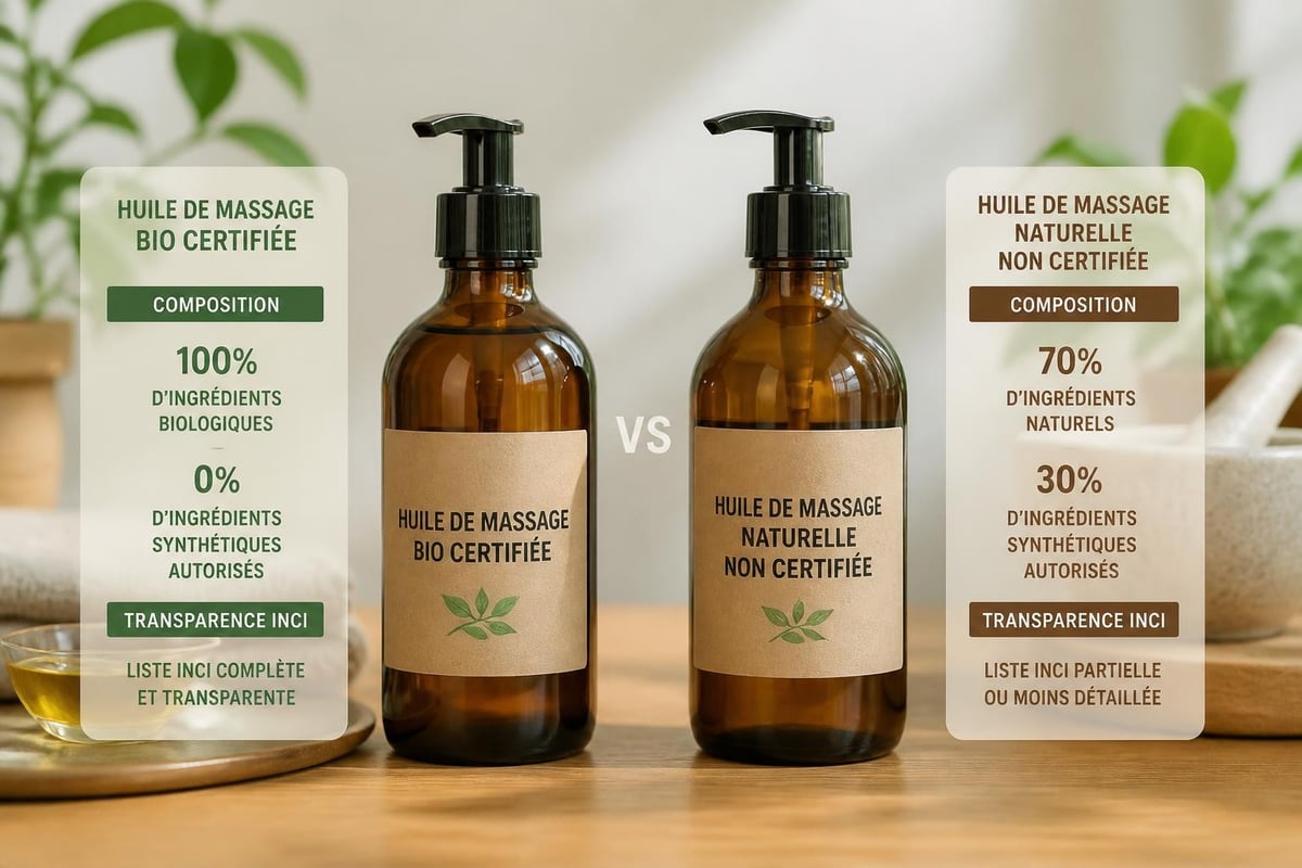 Composition d'huiles de massage