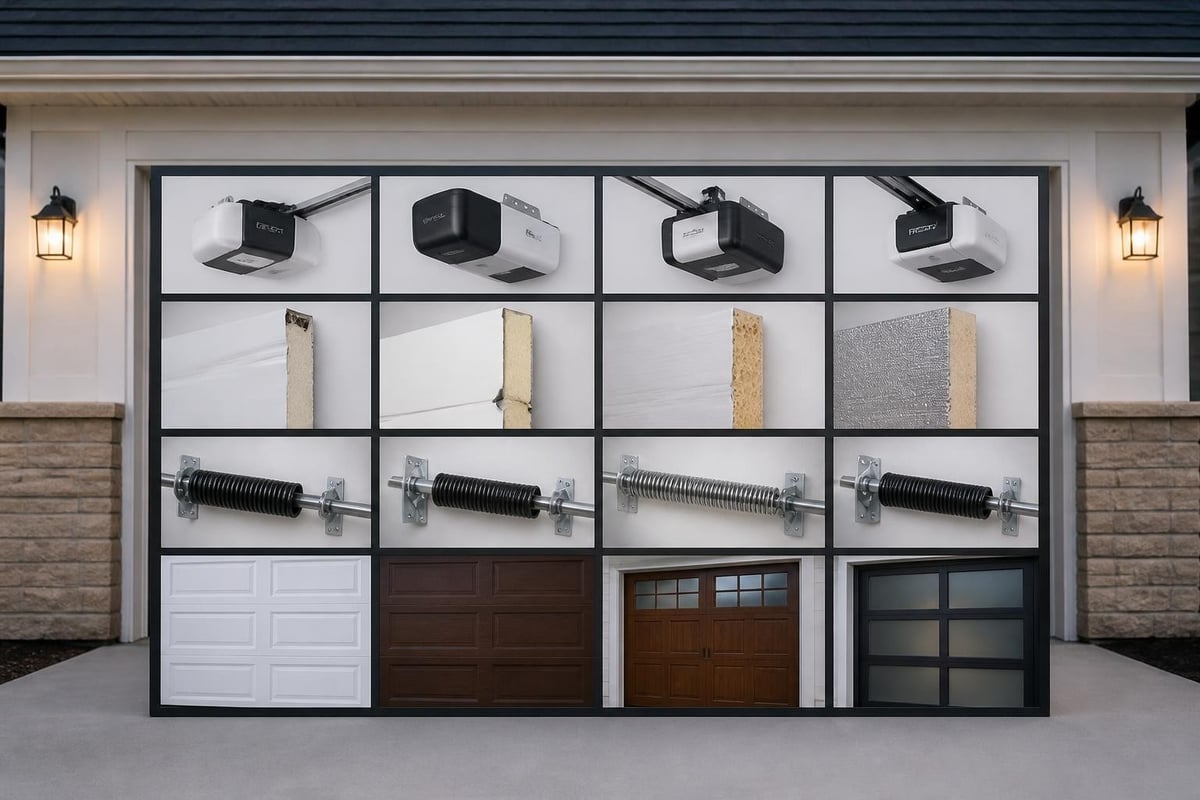 Garage door upgrade options