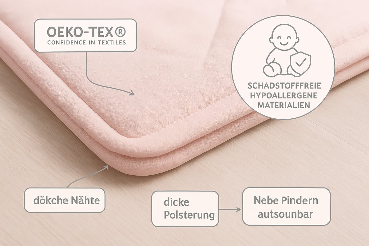 Sicherheit bei Krabbeldecken: Worauf Du achten musst