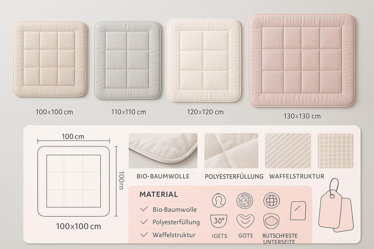 Worauf Du beim Kauf einer Krabbeldecke achten solltest