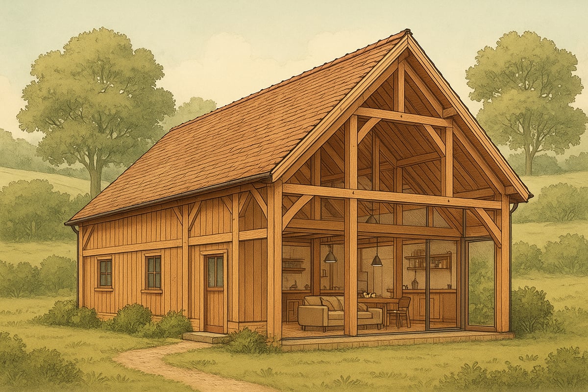 What Is a Timber Frame Barndominium?
