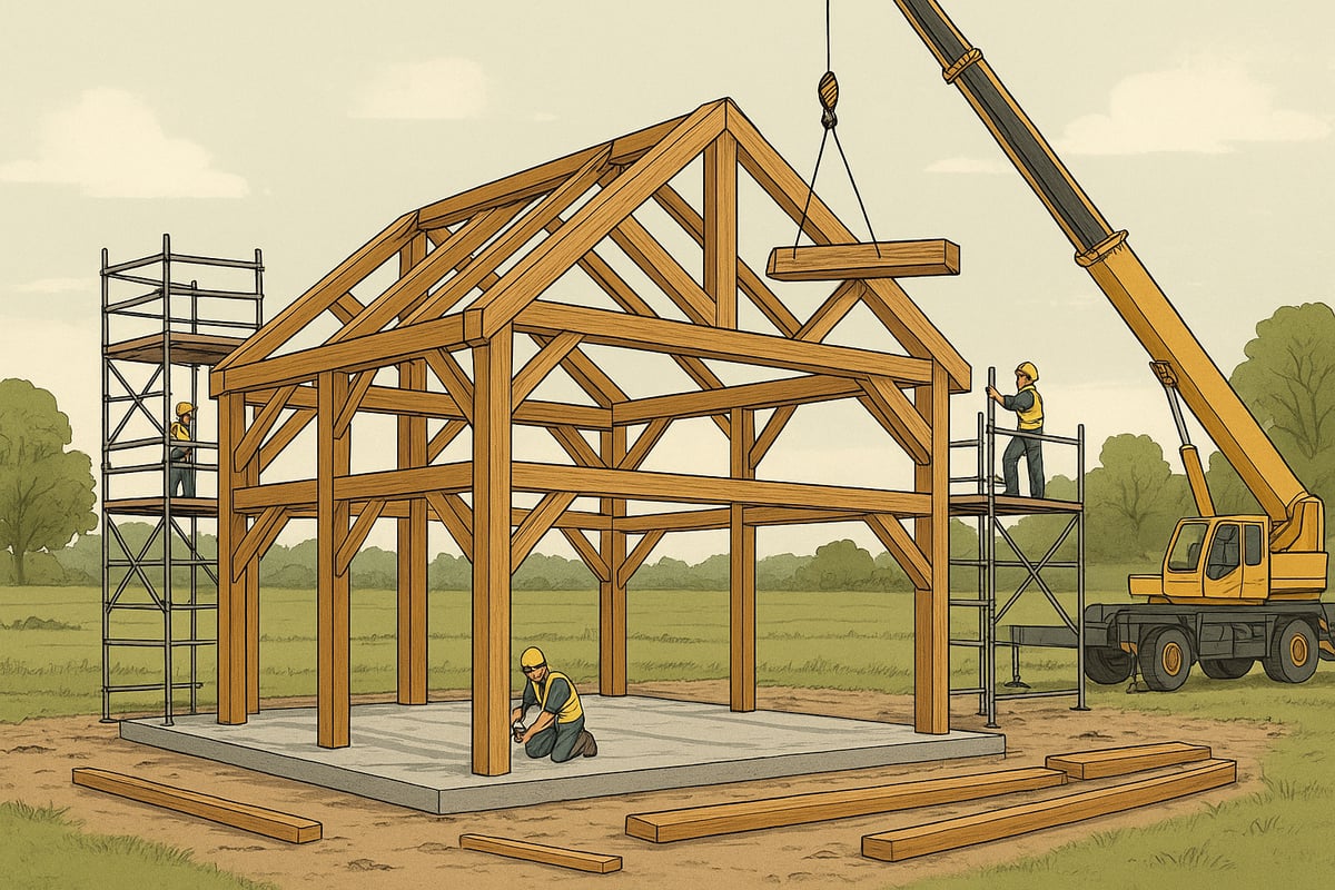 Building Your Timber Frame Barndominium: Construction Steps & Timeline