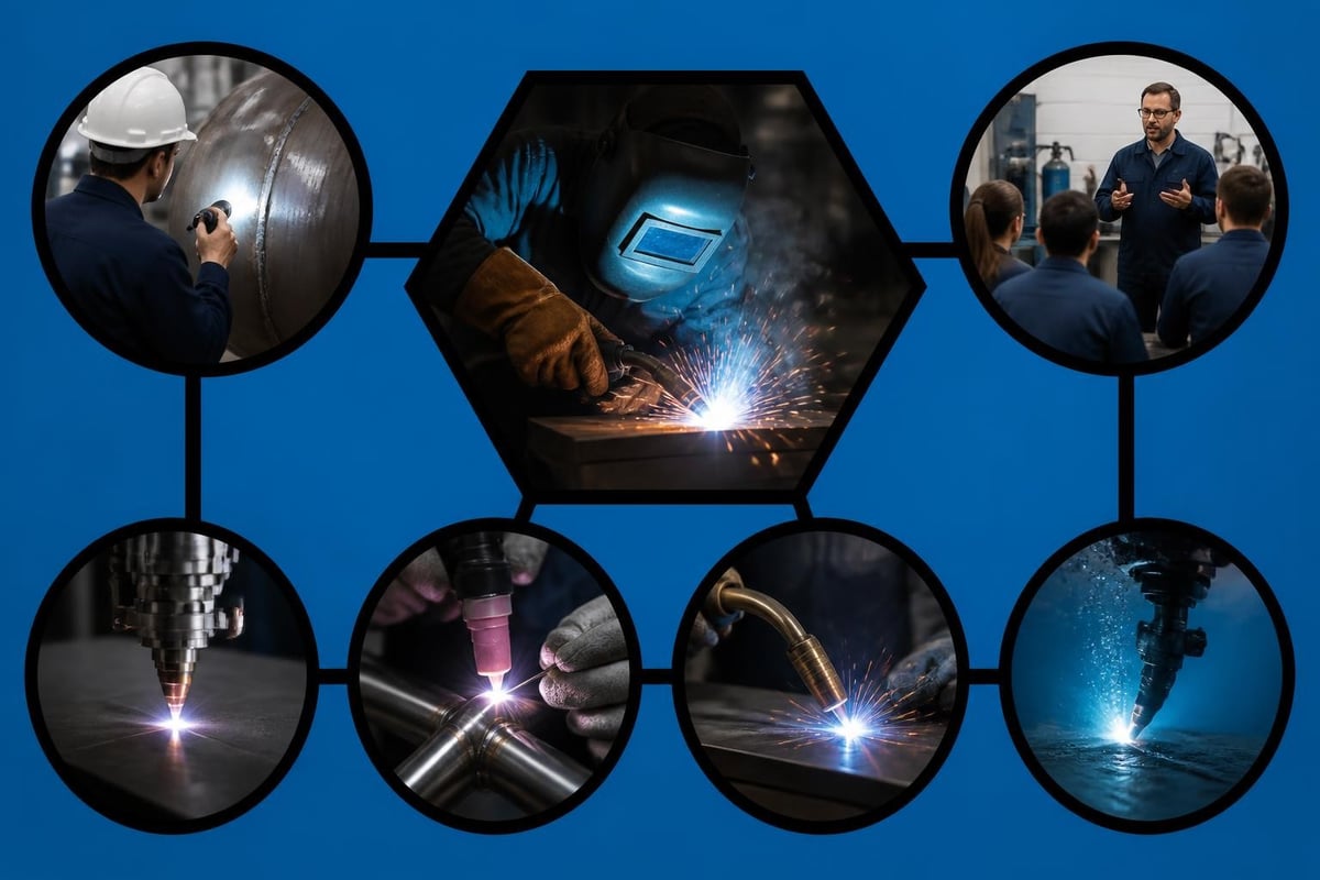 Welding certification levels and specializations