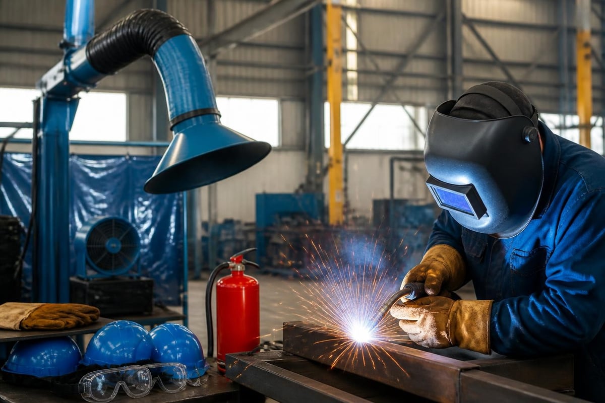 Safety compliance framework for welding operations