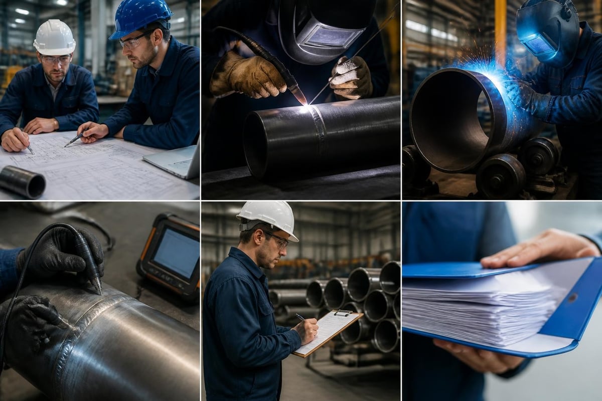 Quality assurance workflow in welding operations