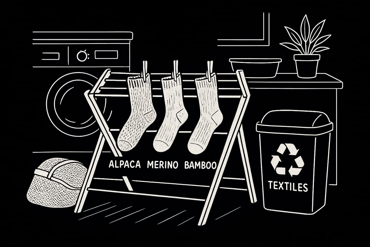 How to Care for Hard Wearing Natural Fibre Socks