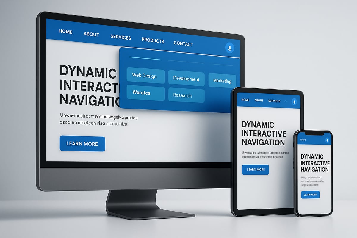 Die Rolle moderner Website-Menüs im Jahr 2026