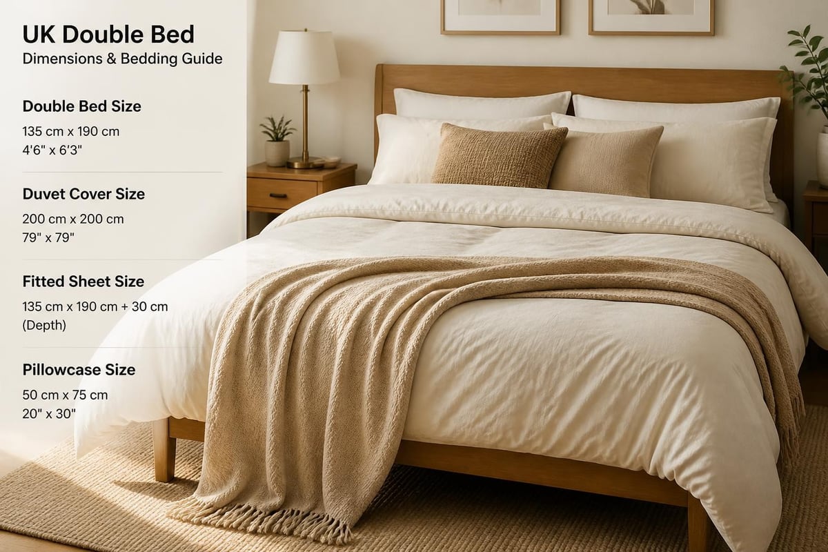 Double bedding size guide