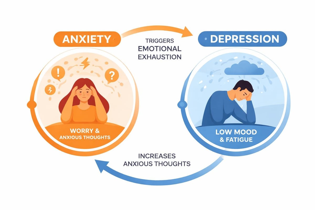 Anxiety and depression cycle