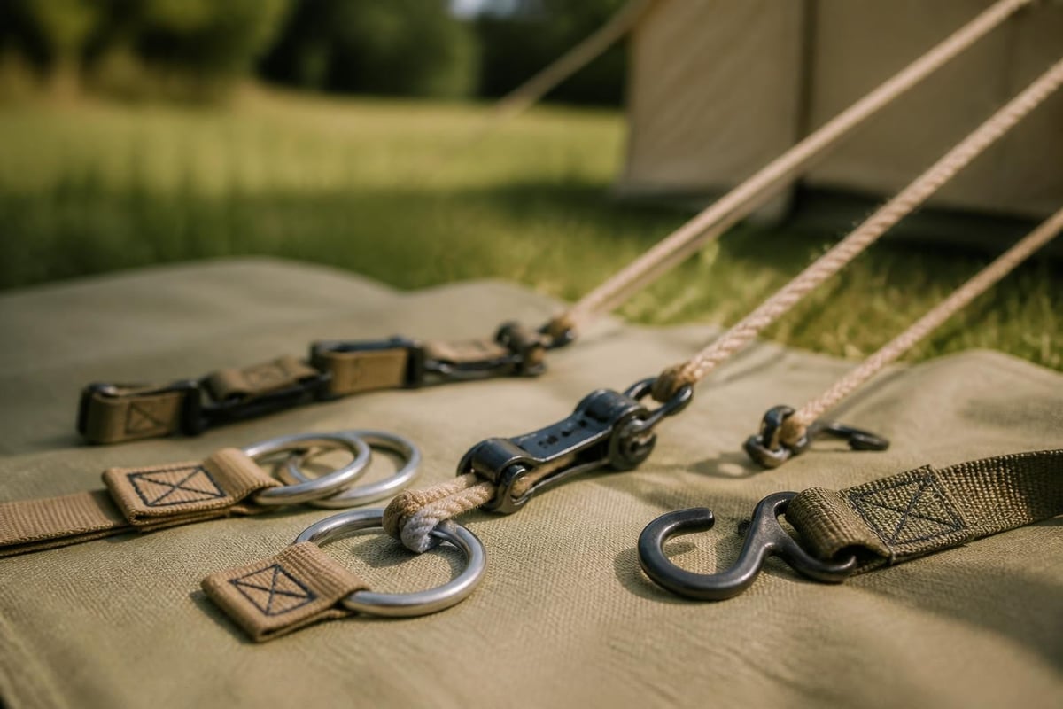 Tent hardware comparison
