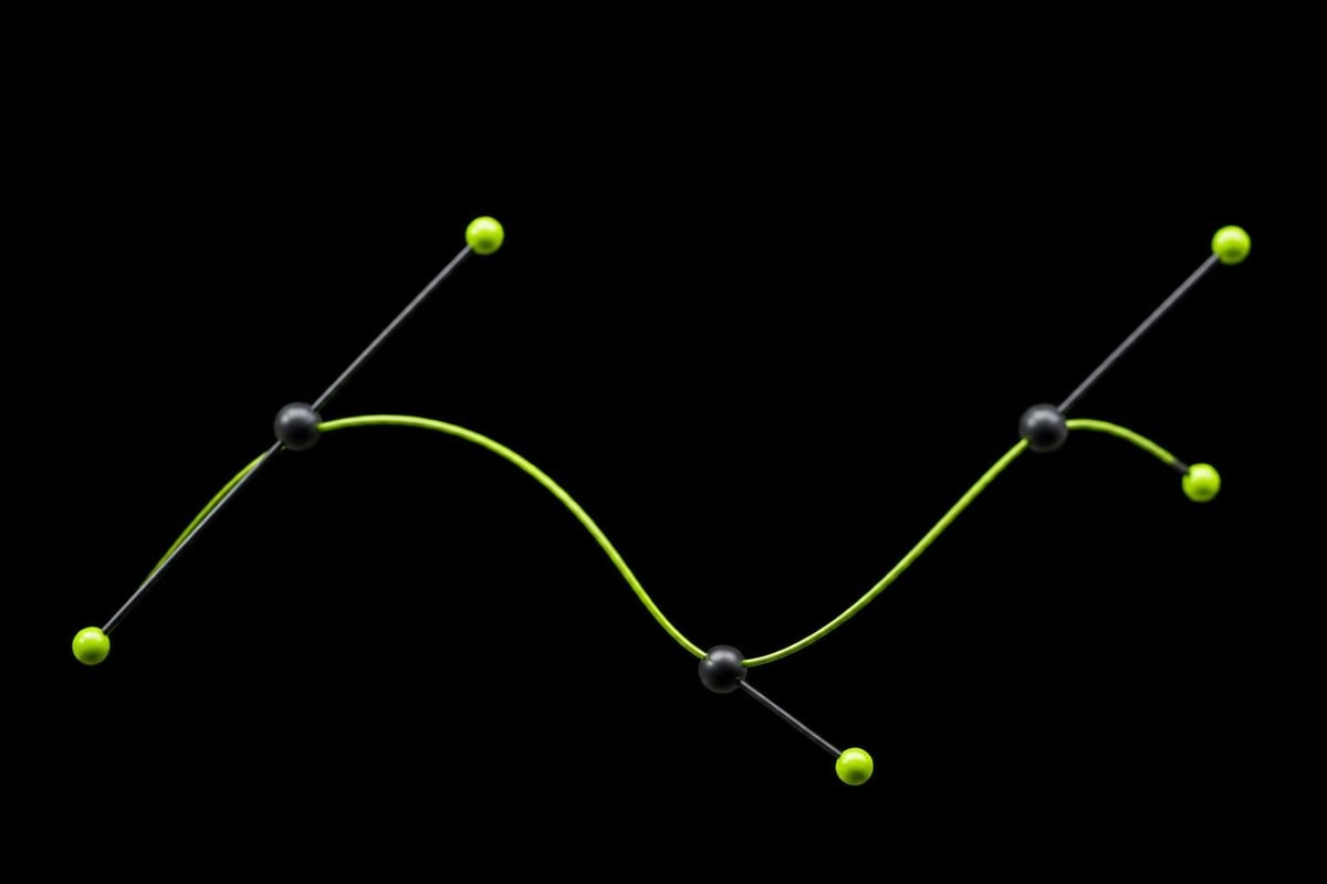 Curve control workflow in Blender