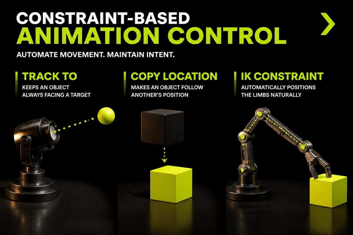 Animation constraints workflow
