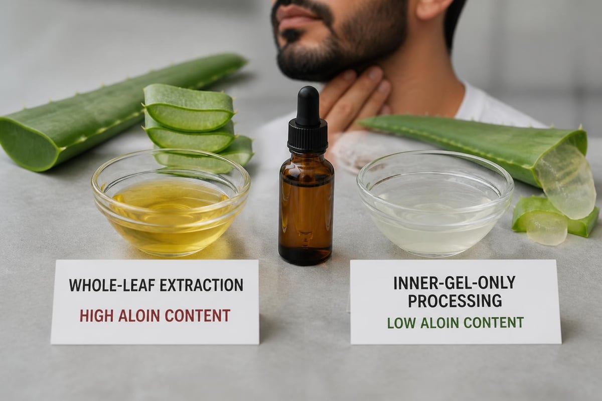 Aloe vera processing methods