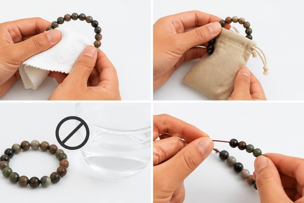 Bracelet care routine