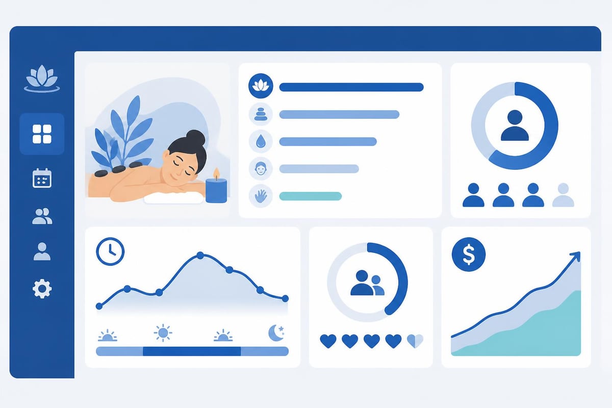 Spa business intelligence dashboard