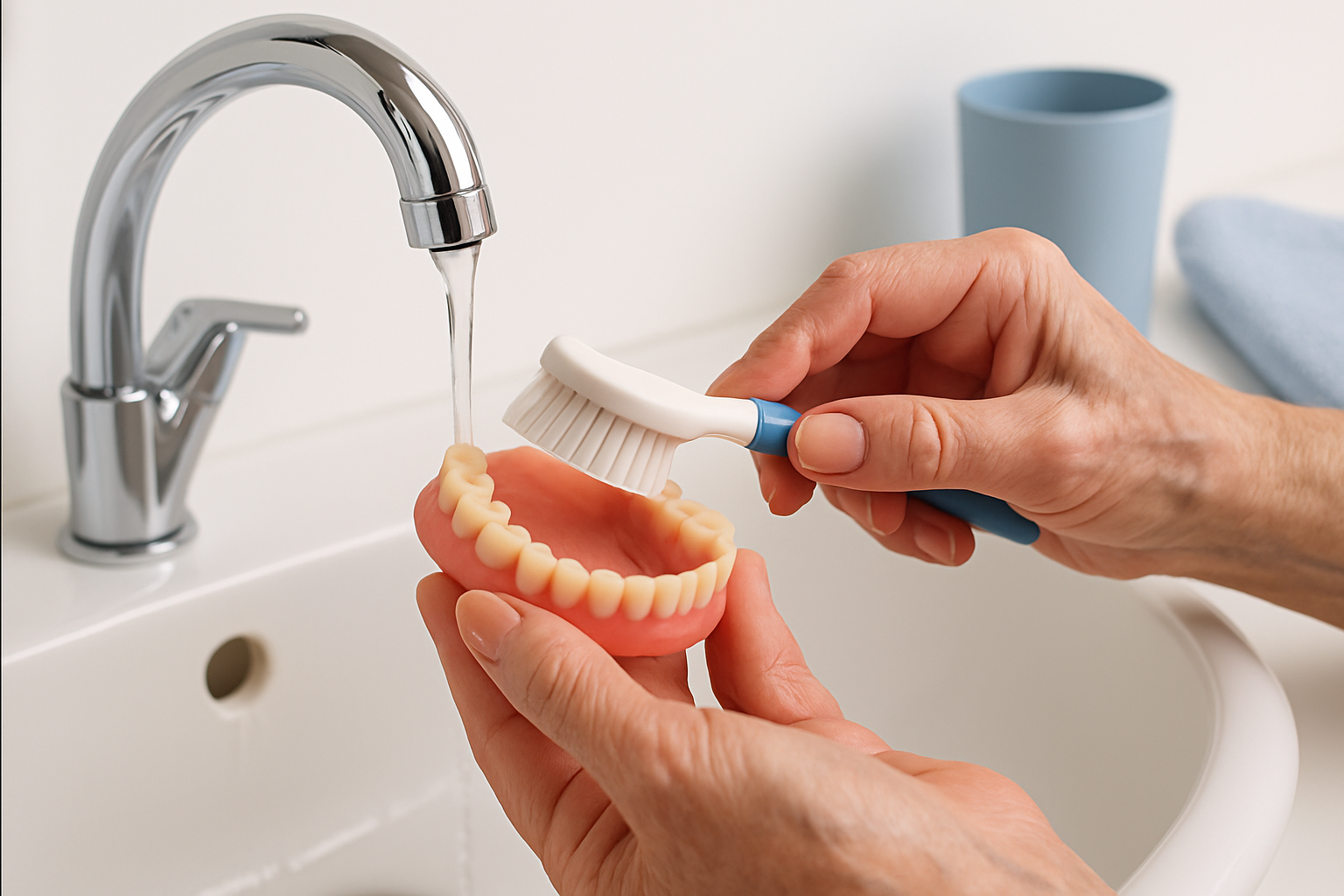 Pravilna nega zobne proteze: Dnevna rutina in dolgoročna skrb